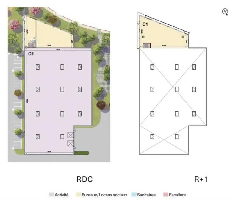 Local d'activités - 2 616 m²