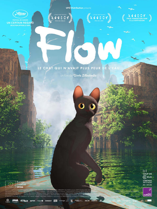 Festival les Mycéliades - Flow, le chat qui n'avait pas peur de l'eau