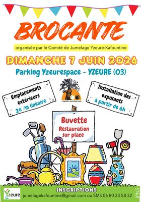 5ème brocante du comité de jumelage yzeure-kafountine