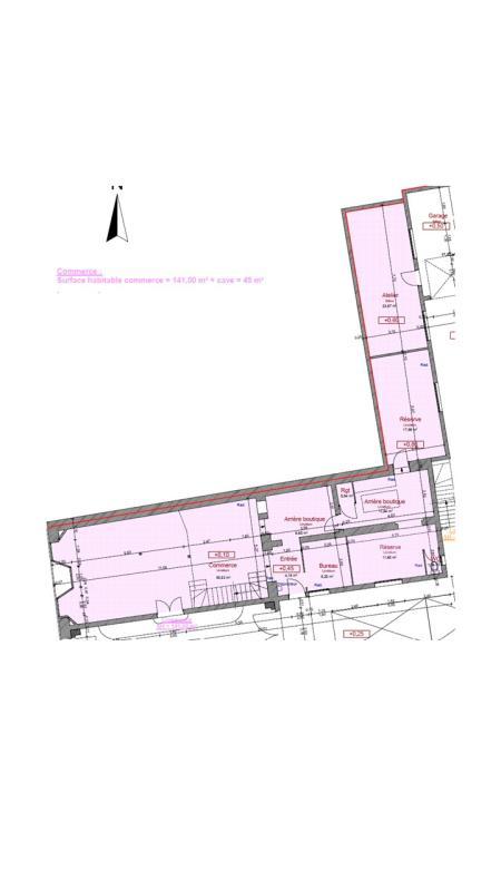 Local commercial - 141 m²
