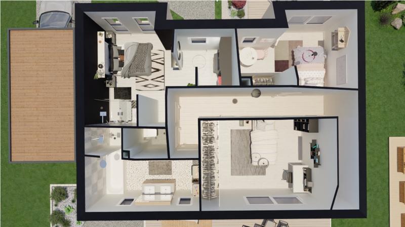 Maison - 115 m² - 5 pièces