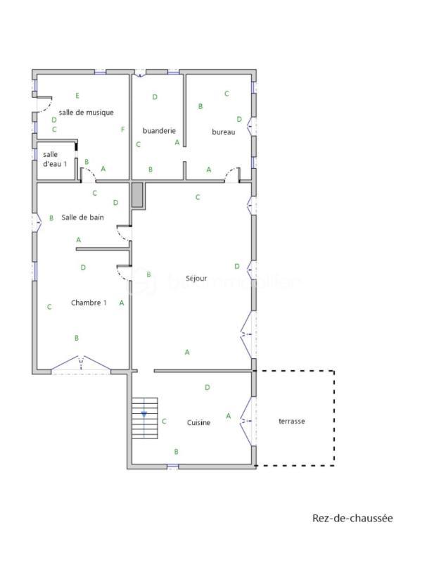 Maison en pierre - 215 m² - 7 pièces