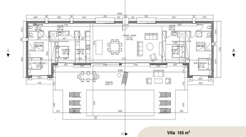 Villa - 165 m² - 5 pièces