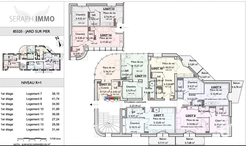 Appartement - 37 m² - 2 pièces