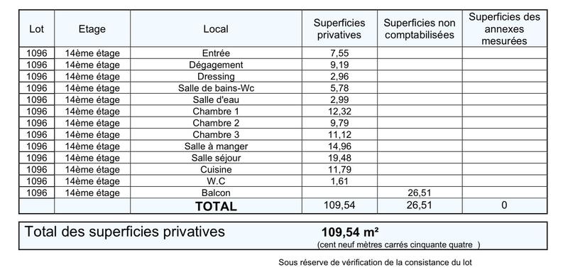 Appartement - 110 m² - 5 pièces