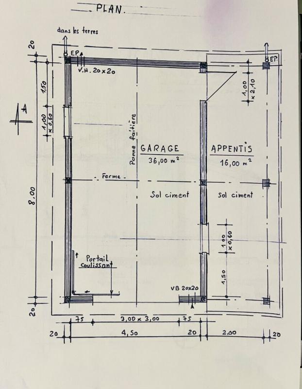 Terrain constructible - 1 460 m²