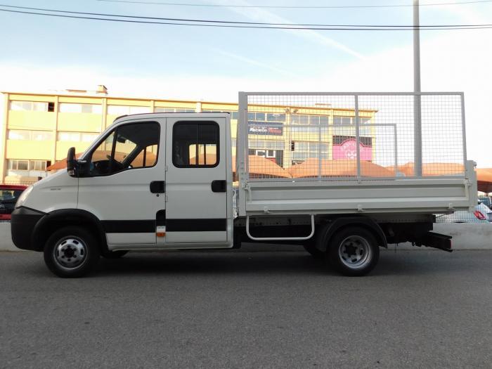 Iveco 35c15 d Camion Benne Equipe 7 Places Ridelles Jardin