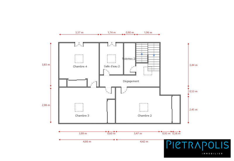 Appartement - 113 m² - 5 pièces