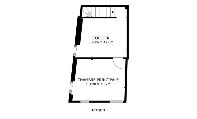 Maison ancienne - 67 m² - 3 pièces
