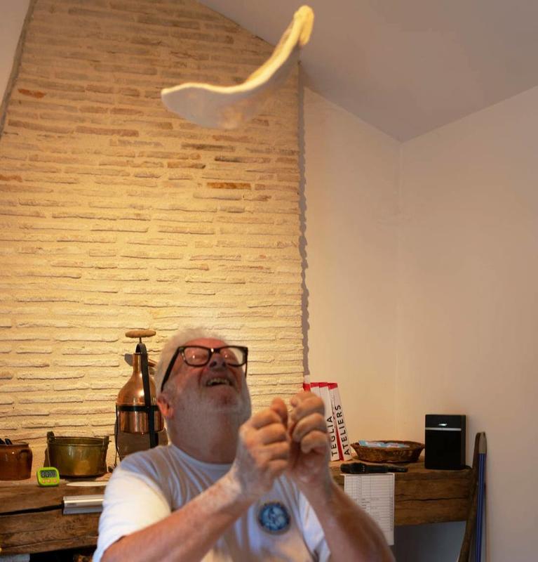 Atelier de confection de Pizzas à la Cucina di Gian Franco