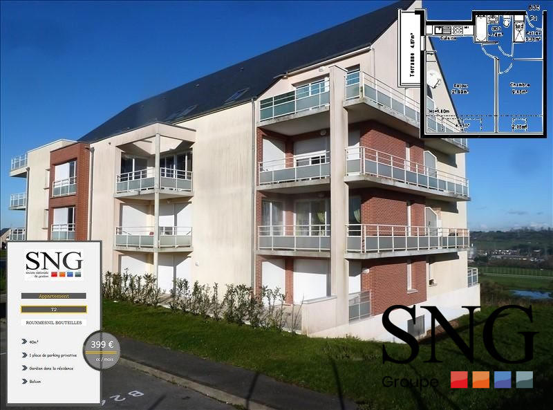 Appartement - 41 m² - 2 pièces