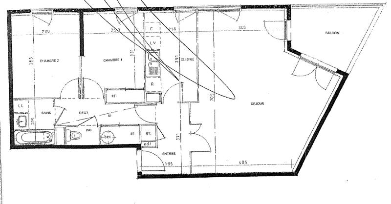 Appartement - 76 m² - 3 pièces