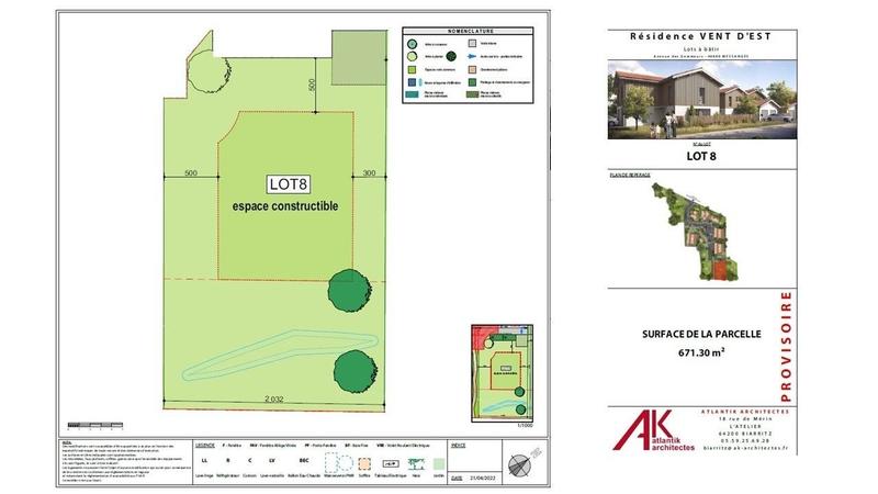 Terrain - 671 m²
