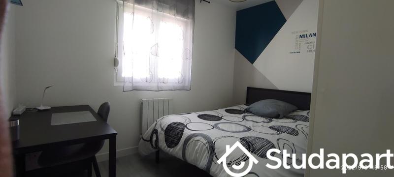 Chambre - 9 m² - 1 pièce