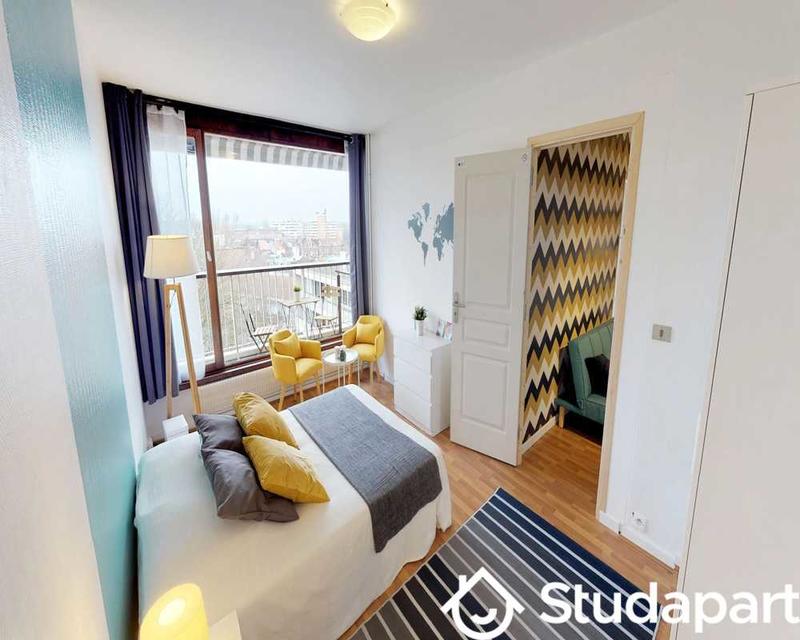 Chambre - 110 m² - 1 pièce