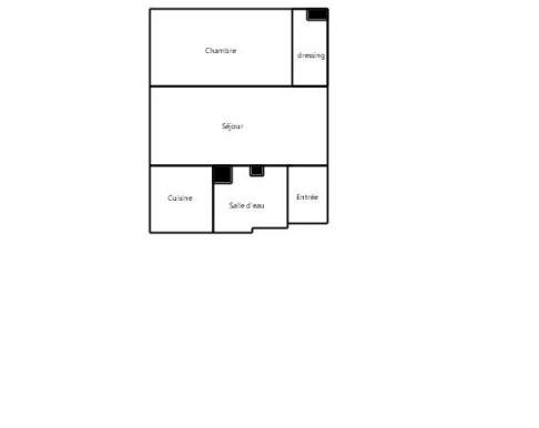 Appartement - 40 m² - 2 pièces