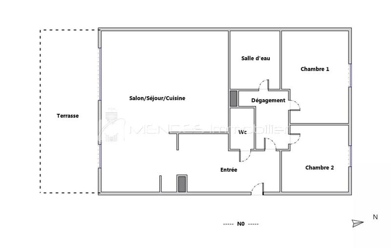 Appartement - 64 m² - 4 pièces