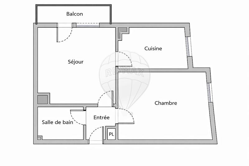 Appartement - 39 m² - 2 pièces