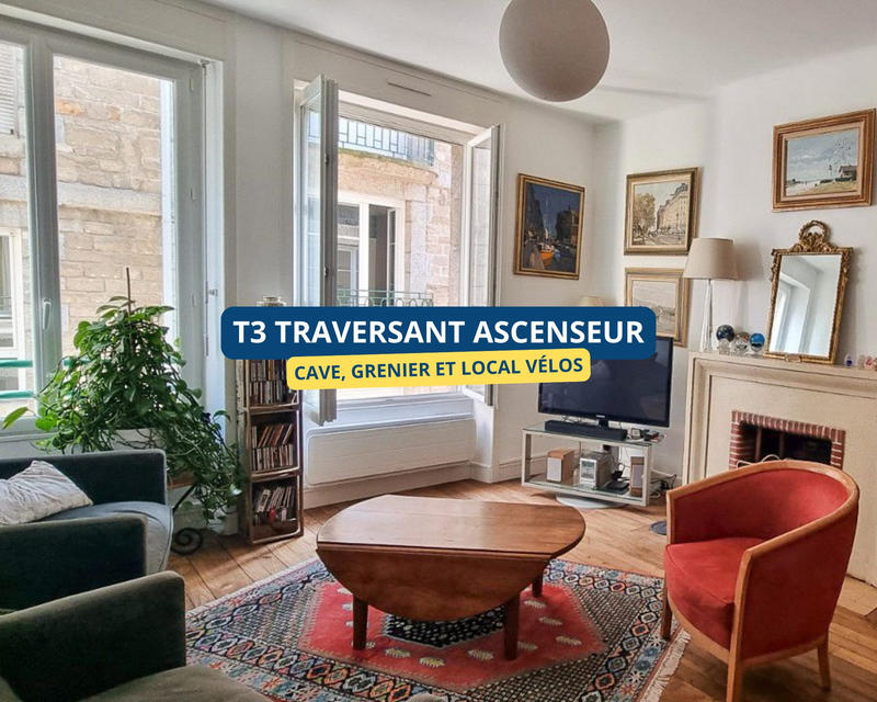 Appartement - 72 m² - 3 pièces