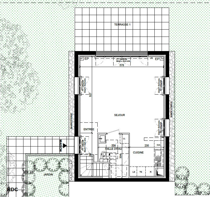 Maison - 97 m² - 4 pièces