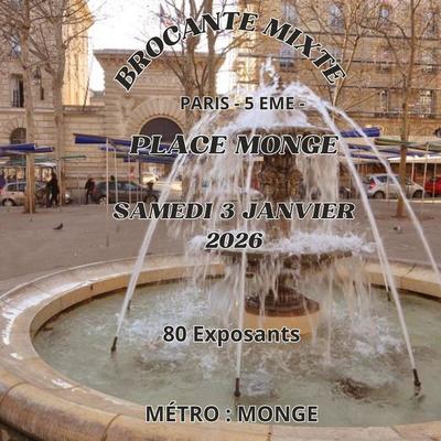 Brocante mixte place monge