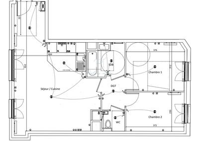 Appartement - 65 m² - 3 pièces