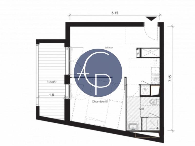 Appartement - 41 m² - 2 pièces