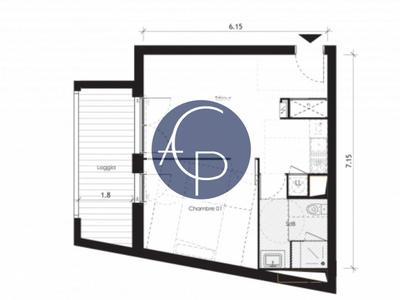 Appartement - 41 m² - 2 pièces