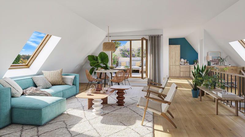 Appartement - 61 m² - 3 pièces