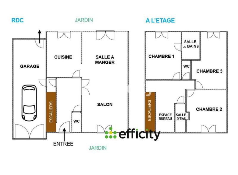 Maison - 100 m² - 5 pièces