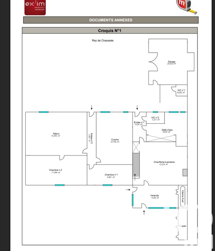 Maison de village - 98 m² - 4 pièces