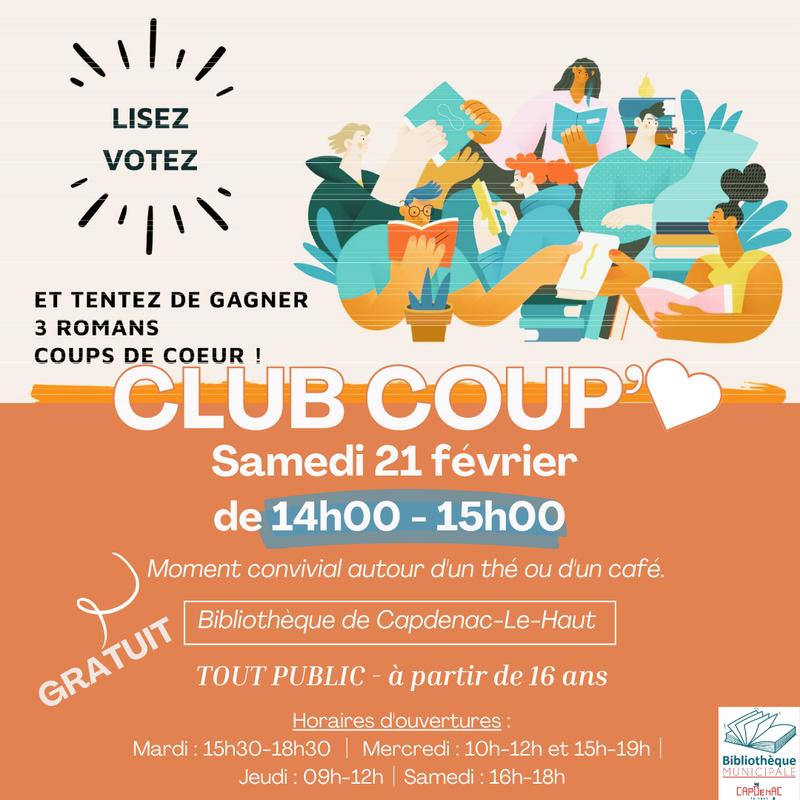 Club coup de cœur à la bibliothèque de Capdenac-le-Haut