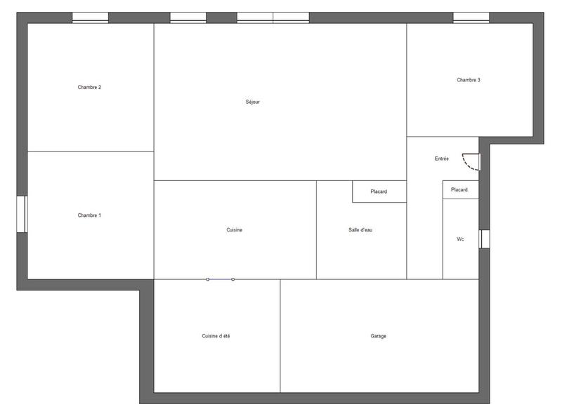 Maison ancienne - 67 m² - 4 pièces