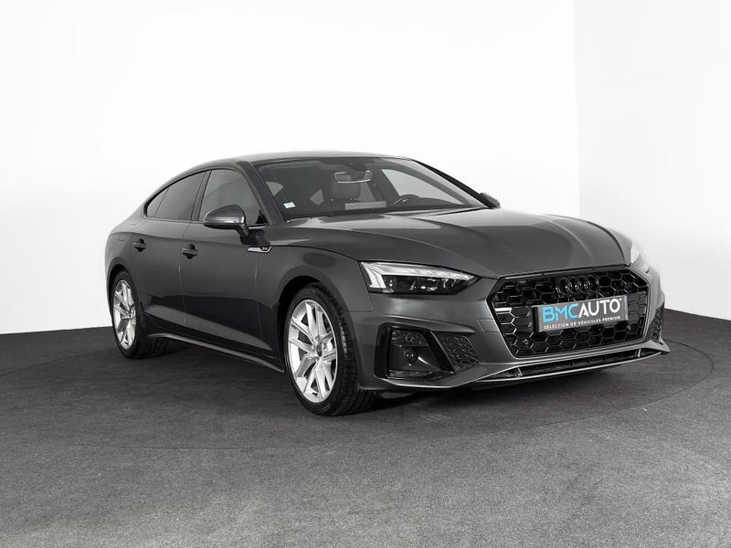 Audi A5 Sportback s-Line 35 Tdi 163ch Ja18p Virtual Cockpit Cuir Chauf Camera Attelage s-Tronic Mhev