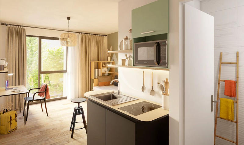 Appartement - 18 m² - 1 pièce