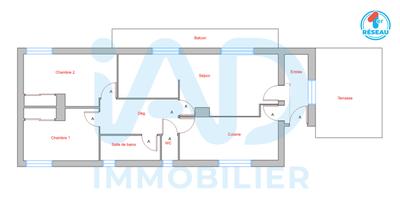 Appartement - 80 m² - 4 pièces