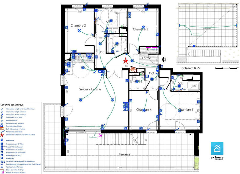 Appartement - 106 m² - 5 pièces
