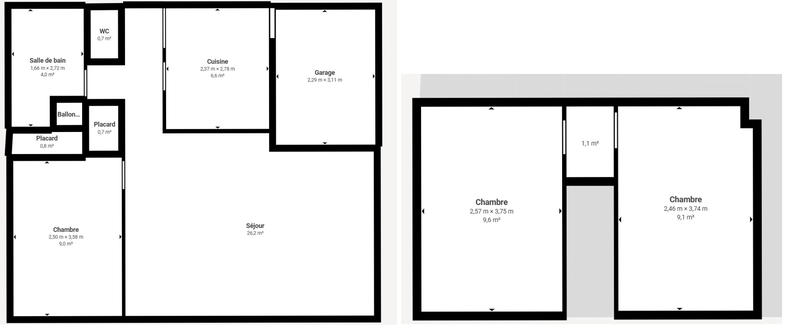 Maison - 68 m² - 4 pièces