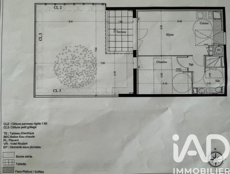 Appartement - 41 m² - 2 pièces