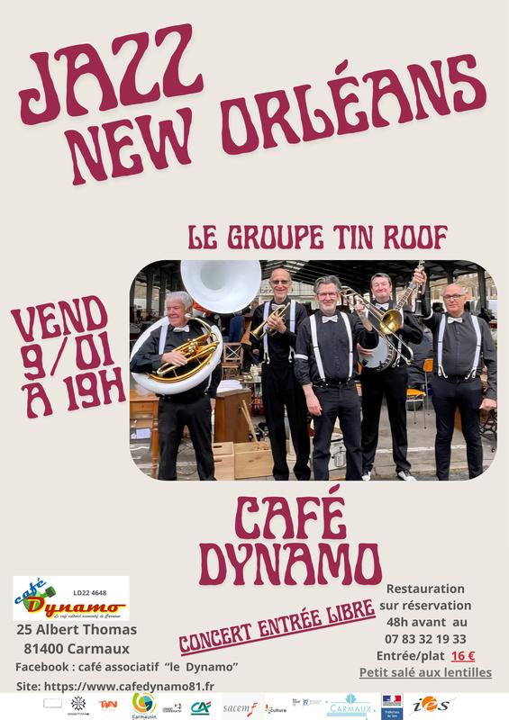 Jazz avec le groupe TinRoof