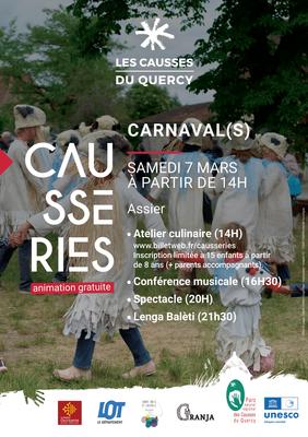 Carnaval(s) Spectacle, conférence, atelier…