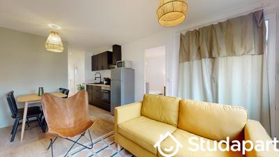 Chambre - 9 m² - 1 pièce