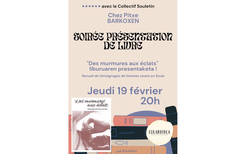 Présentation du livre : des murmures aux éclats