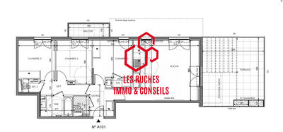 Appartement - 85 m² - 4 pièces