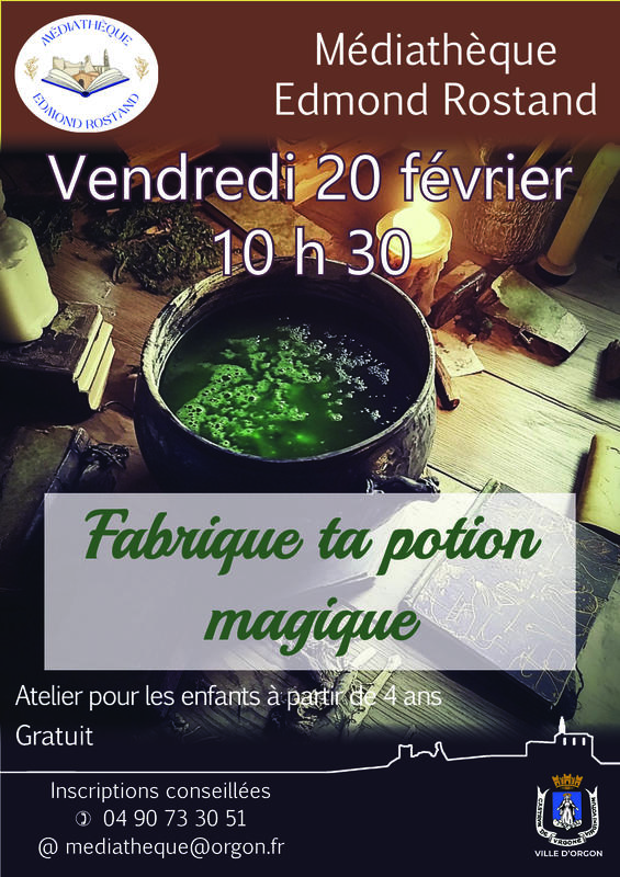 Atelier "Fabrique ta potion"