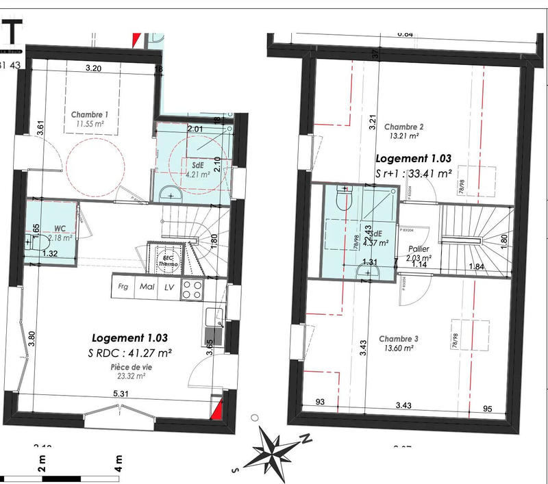 Maison - 90 m² - 4 pièces