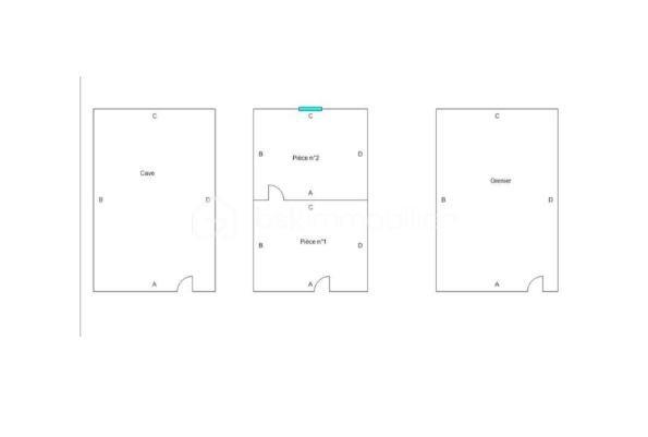 Maison en pierre - 90 m² - 4 pièces