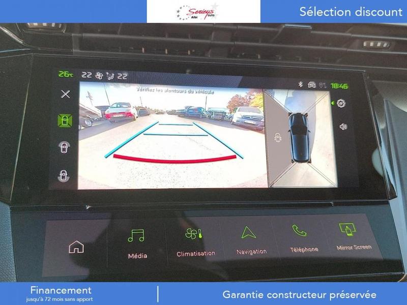 Peugeot 308 Gt BlueHDI 130 Eat8 Toit Pano+Pk Vision 360+Drive Assit Plus+Ja18 Portland+Hifi Focal