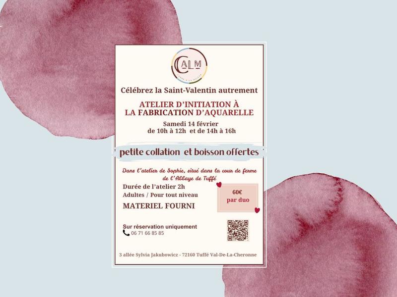 Atelier d'initiation à la fabrication d'aquarelle artisanale