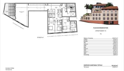 Appartement - 151 m² - 4 pièces